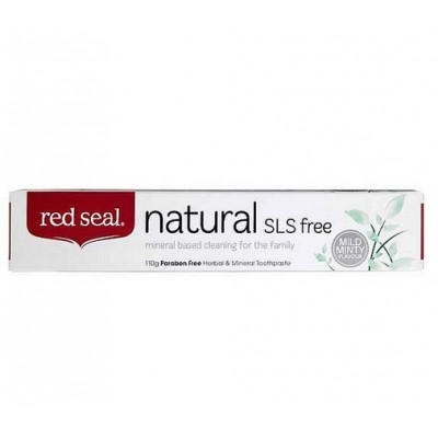 Red Seal 红印 天然矿物质牙膏SLS free 110g